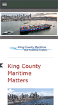 Mobile Screenshot of kingcountymaritime.com